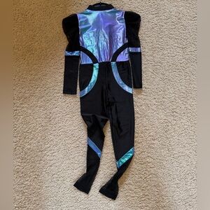 Girls Iridescent Black Costume